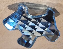 Kutyust ábrázoló,,kutyás  Swarovski- kitűző