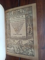 Bibliofil példány. Cronica Tinodi Sebestien - Tinódi Sebestyén krónika. 1959., Bp.