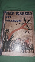 1906.May Károly:A sárgaképű ember (A "SUT") / ÚTI ELBESZÉLÉS könyv a képek szerint ATHENEUM
