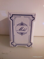 FŰSZER - ALKUKÉPES - LISZT - TARTÓ - 14 x 10 x 10 cm - PORCELÁN - RÉGI - OSZTRÁK - HIBÁTLAN