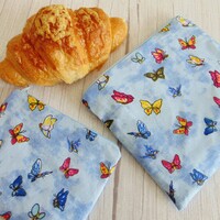 Újratasak szett (2 db/cs) / színes lepkék - kék