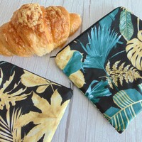 Újratasak szett (2 db/cs) / zöld - arany levelek