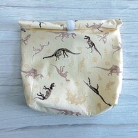 Roll-top uzsonnás tasak / dino fosszíliák