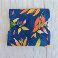 Újraszalvéta / színes levelek - kék