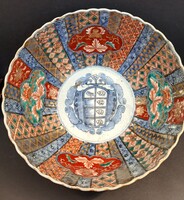 VARÁZSLATOS ANTIK JAPÁN IMARI KASPÓ/TÁL