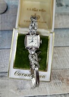 Bulova női ékszeróra 2db gyémánttal az 50-es évekből