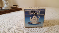 Ezüstözött,kancsó alakú teatojás,csepegtetővel