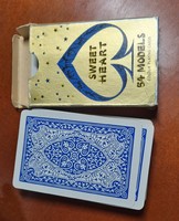 Régi Pin-up kártya hiánytalan dobozával kiváló gyűjtői