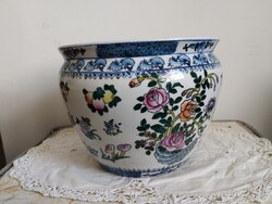Virágmintás porcelán kaspó