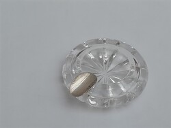 Gyönyörű kisméretű ezüst peremű hamutartó