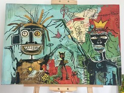 Jean-Michel Basquiat festmény saját gyűjteményből