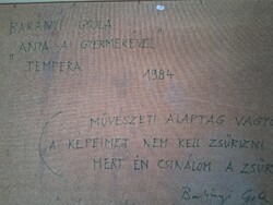Bakányi Gyula Anya gyerekével