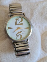 Osco Quartz Fémszíjas retro design karóra Inke László hagyatékából