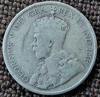 Canada 50 cents 1918 . Ag ezüst  . F2025
