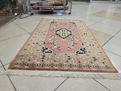 Sale!! Stunning Herkimer Silk-Outlined 80x140 Hand-Knotted Wool Persian Rug FZ62