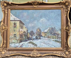 Csallóközi Farkas Lőrinc / Téli utca Zuglóban