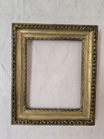 Antik Biedermeier tükör festmény keret tiszta fàból készült 1880 körül. Ökörszem minta .30 X 40 cm