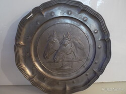 TÁNYÉR - 36 cm  - ÓN - JELZETT - 3 D - FALITÁNYÉR  - RÉGI -  OSZTRÁK - HIBÁTLAN