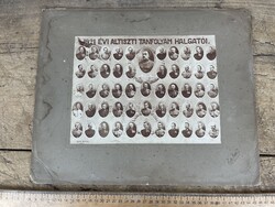-AV543- Régi Fénykép Fotó Csoportkép Tablókép 1921. Évi Altiszti Tanfolyam Hallgatói