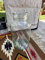 Gyönyörű régi 10 literes színes befőttes üveg uborkás nosztalgia  hagyaték  egyben