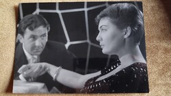 Cca 1968 FILMJELENET BARA MARGIT MAFILM RAJNOGEL IMRE FELVÉTELE EREDETI KORABELI FOTÓ