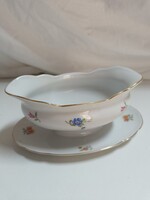JS Maier & Co. Poschetzau (MCP) csehszlovák porcelán szósz kiöntő