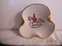 HAMUTÁL - ALKUKÉPES - KANDBEMALT - ARANYOZOTT - RÉGI - PORCELÁN - 10 x 10 x 2 cm - OSZTRÁK