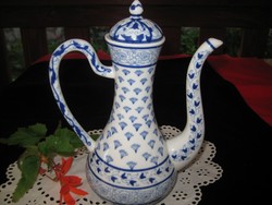 Zsolnay  mokkás kiöntő , keleti minával , hibátlan és szép állapot ,  17 x 24 cm