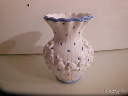 VÁZA - ALKUKÉPES - GMUNDNER - 3 D - RÓZSÁKKAL - 12 x 9 cm  -  HIBÁTLAN