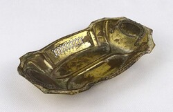 1W752 Szecessziós ARGENTOR ezüstözött sárgaréz kistál 18.7 x 10.5 cm