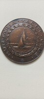V.Kékszalag verseny 1942 -Hungária Yacht Club  bronz érem