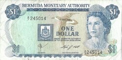 1 dollár 1984 Bermuda Erzsébet királynő