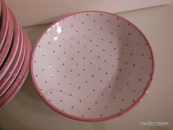 TÁNYÉR - ALKUKÉPES - GMUNDNER  - MÉLY  - 21 x 5 cm - KERÁMIA - GYÖNYÖRŰ - HIBÁTLAN