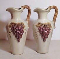 Hatalmas Italy kerámia kancsó párban ALKUDHATÓ régi