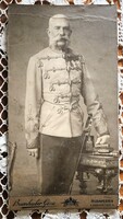Ferenc József császár király eredeti JELZETT FOTÓ BRUNHUBER GÉZA BUDAPEST 1889 FÉNYKÉP HABSBURG KUK
