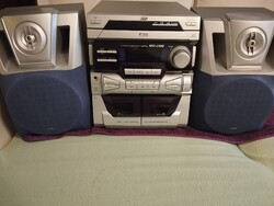 Jvc hifi torony cd, kazettás magnó