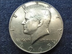USA Kennedy half dollar .400 ezüst 1/2 Dollár 1965