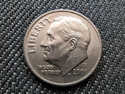 USA Roosevelt 1 dime 2001 P