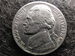 USA Jefferson nikkel 5 Cent 1984 P
