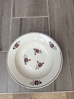 Wilhelmsburgi virágos népi falitányér falusi paraszti nosztalgia dekoráció mid-century modern