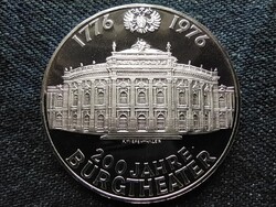 Ausztria 200 éves a Burgtheater .640 ezüst 100 Schilling 1976 PP