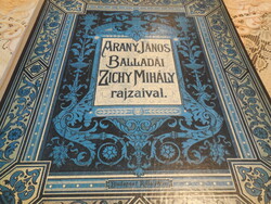 ARANY János balladái ,  Zichy Mihály  rajzaival 1896   Új állapot  , 37 x 44 cm