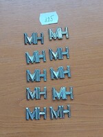 10 DB 5 PÁR MH BETŰJEL SORÁLLOMÁNYÚ VÁLL-LAPRA 125.