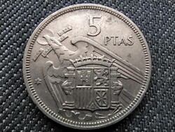 Spanyolország Francisco Franco (1936-1975) 5 Peseta 1957 (1975)