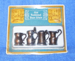 Mini sörös korsók babaház, baba dekoráció