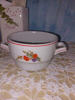 Hollóházi szép virágos, kis méretű szószos kínáló vagy bármire használható