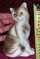 Cica, macska porcelán