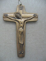 Réz kereszt , elsőáldozási emlék