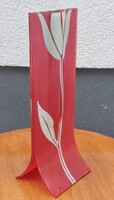 Modern design tulipán üveg váza ALKUDHATÓ