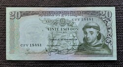Portugal 20 escudo 1964 . F2025